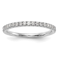 Load image into Gallery viewer, 14k White Gold 1/3 carat Diamond Complete Wedding Band

