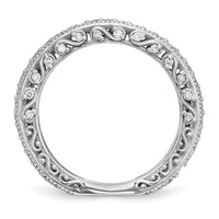 Load image into Gallery viewer, 14k White Gold 1/2 carat Diamond Complete Wedding Band
