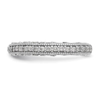 Load image into Gallery viewer, 14k White Gold 1/2 carat Diamond Complete Wedding Band

