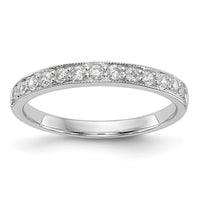 Load image into Gallery viewer, 14k White Gold 1/3 carat Diamond Complete Wedding Band
