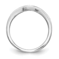 Load image into Gallery viewer, 14k White Gold 1/15 carat Diamond Complete Wedding Band
