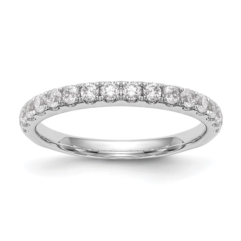 14k White Gold 1/2 carat Diamond Complete Wedding Band