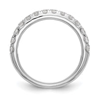 Load image into Gallery viewer, 14k White Gold 3/4 carat Diamond Complete Wedding Band
