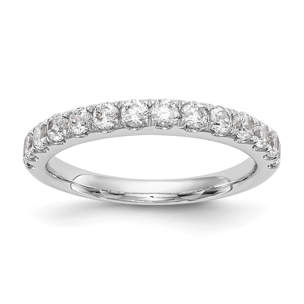 14k White Gold 3/4 carat Diamond Complete Wedding Band