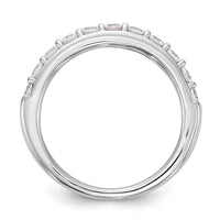 Load image into Gallery viewer, 14k White Gold 3/4 carat Diamond Complete Wedding Band
