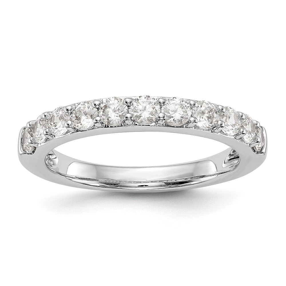 14k White Gold 3/4 carat Diamond Complete Wedding Band