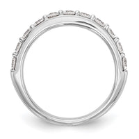 Load image into Gallery viewer, 14k White Gold 1 carat Diamond Complete Wedding Band
