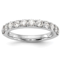 Load image into Gallery viewer, 14k White Gold 1 carat Diamond Complete Wedding Band
