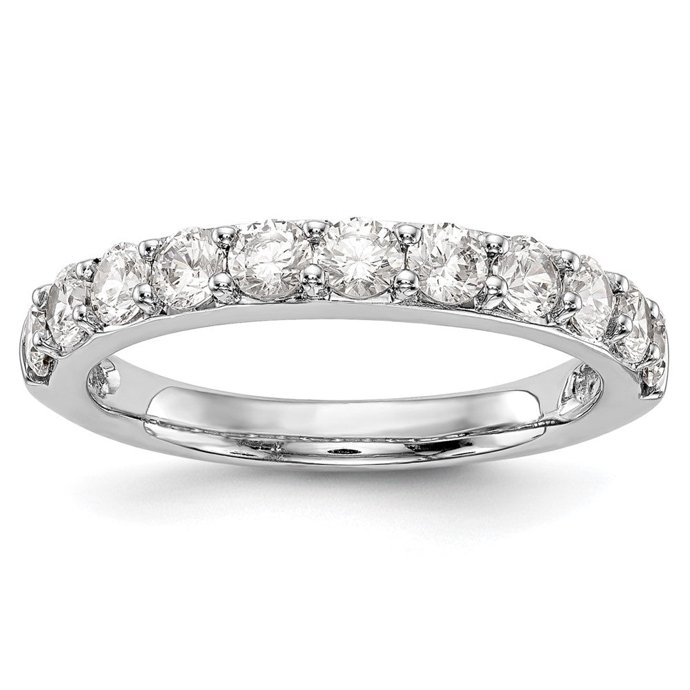 14k White Gold 1 carat Diamond Complete Wedding Band
