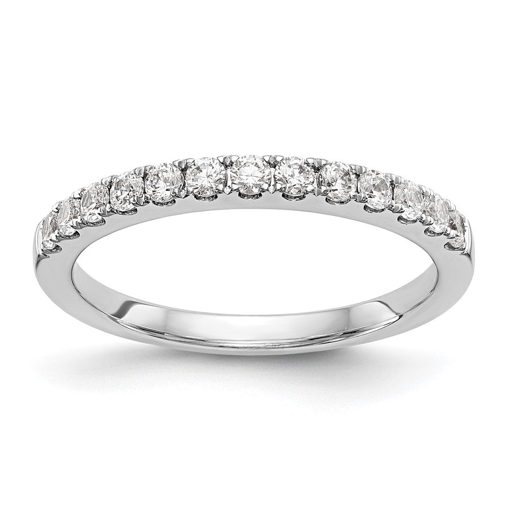 14k White Gold 1/3 carat Diamond Complete Wedding Band