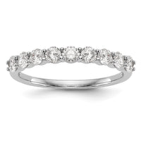 Load image into Gallery viewer, 14k White Gold 3/4 carat Diamond Complete Wedding Band
