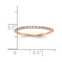 Load image into Gallery viewer, 14k Rose Gold Diamond Wedding Band
