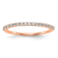 Load image into Gallery viewer, 14k Rose Gold Diamond Wedding Band
