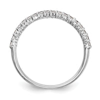 Load image into Gallery viewer, 14k White Gold 1/4 carat Diamond Complete Wedding Band
