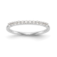 Load image into Gallery viewer, 14k White Gold 1/4 carat Diamond Complete Wedding Band
