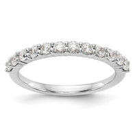 Load image into Gallery viewer, 14k White Gold 5/8 carat Diamond Complete Wedding Band
