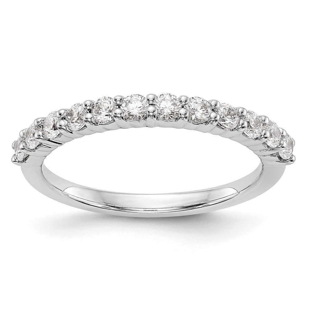 14k White Gold 5/8 carat Diamond Complete Wedding Band