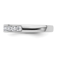 Load image into Gallery viewer, 14K White Gold 1/2 carat Diamond Complete Channel-Set Wedding Band
