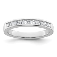 Load image into Gallery viewer, 14K White Gold 1/2 carat Diamond Complete Channel-Set Wedding Band

