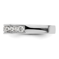 Load image into Gallery viewer, 14K White Gold 3/4 carat Diamond Complete Channel-Set Wedding Band
