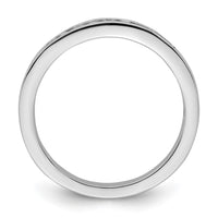 Load image into Gallery viewer, 14K White Gold 1/3 carat Princess Diamond Channel-set Complete Wedding Band
