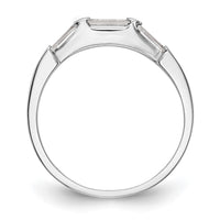 Load image into Gallery viewer, 14K White Gold Baguette Diamond Complete Wedding Band
