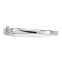Load image into Gallery viewer, 14K White Gold Baguette Diamond Complete Wedding Band
