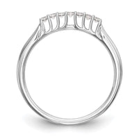 Load image into Gallery viewer, 14K White Gold 1/10 carat Diamond Complete Wedding Band
