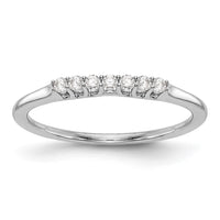 Load image into Gallery viewer, 14K White Gold 1/10 carat Diamond Complete Wedding Band
