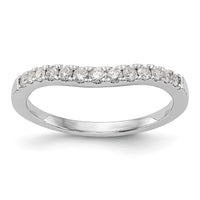 Load image into Gallery viewer, 14K White Gold 1/3 carat Diamond Complete Wedding Band

