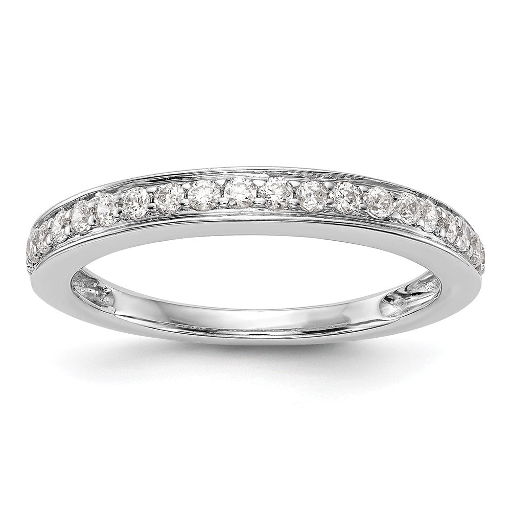14K White Gold 1/3 carat Diamond Complete Wedding Band