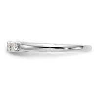 Load image into Gallery viewer, 14K White Gold 5-Stone 1/2 carat Diamond Complete Wedding Band
