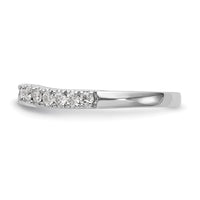 Load image into Gallery viewer, 14K White Gold 3/8 carat Diamond Contoured Complete Wedding Band
