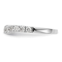 Load image into Gallery viewer, 14K White Gold 3/4 carat Diamond Contoured Complete Wedding Band
