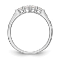 Load image into Gallery viewer, 14K White Gold 1/3 carat Diamond Complete Wedding Band
