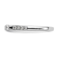 Load image into Gallery viewer, 14K White Gold 1/3 carat Diamond Complete Wedding Band
