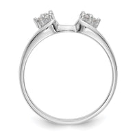 Load image into Gallery viewer, 14K White Gold 1/8 carat Diamond Complete Wrap Ring
