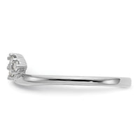 Load image into Gallery viewer, 14K White Gold 1/8 carat Diamond Complete Wrap Ring
