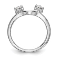 Load image into Gallery viewer, 14K White Gold 1/8 carat Diamond Complete Wrap Ring
