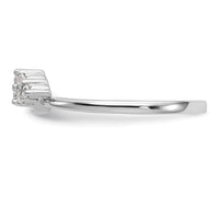 Load image into Gallery viewer, 14K White Gold 1/8 carat Diamond Complete Wrap Ring
