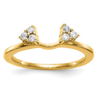 Load image into Gallery viewer, 14K White Gold 1/6 carat Diamond Complete Wrap Ring
