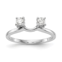 Load image into Gallery viewer, 14K White Gold 1/4 carat Diamond Complete Wrap Ring

