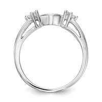 Load image into Gallery viewer, 14K White Gold 1/4 carat Diamond Complete Wrap Ring
