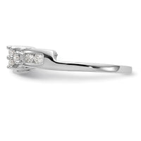 Load image into Gallery viewer, 14K White Gold 1/4 carat Diamond Complete Wrap Ring
