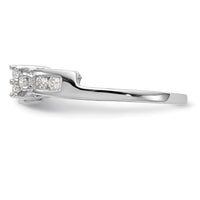 Load image into Gallery viewer, 14K White Gold 1/4 carat Diamond Complete Wrap Ring
