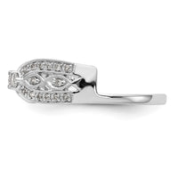 Load image into Gallery viewer, 14K White Gold 1/4 carat Diamond Complete Wrap Ring
