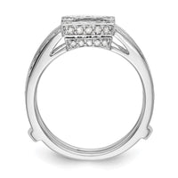 Load image into Gallery viewer, 14K White Gold 3/8 carat Diamond Complete Ring Guard
