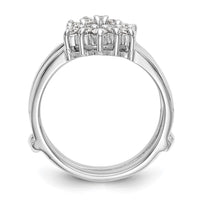Load image into Gallery viewer, 14K White Gold 1/3 carat Diamond Complete Ring Guard
