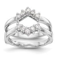 Load image into Gallery viewer, 14K White Gold 1/3 carat Diamond Complete Ring Guard
