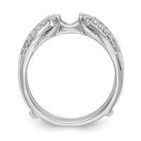 Load image into Gallery viewer, 14K White Gold 1/4 carat Diamond Complete Ring Guard

